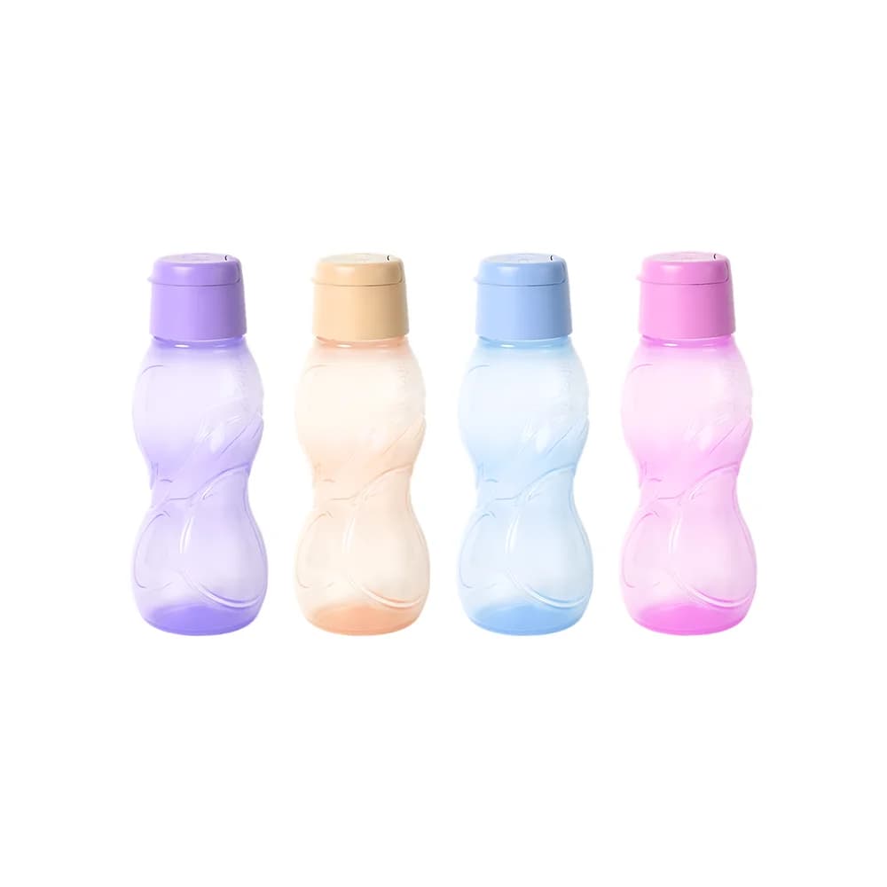 Set sticle Eco Teenzie 500 ml cu capac sport (4 buc.)