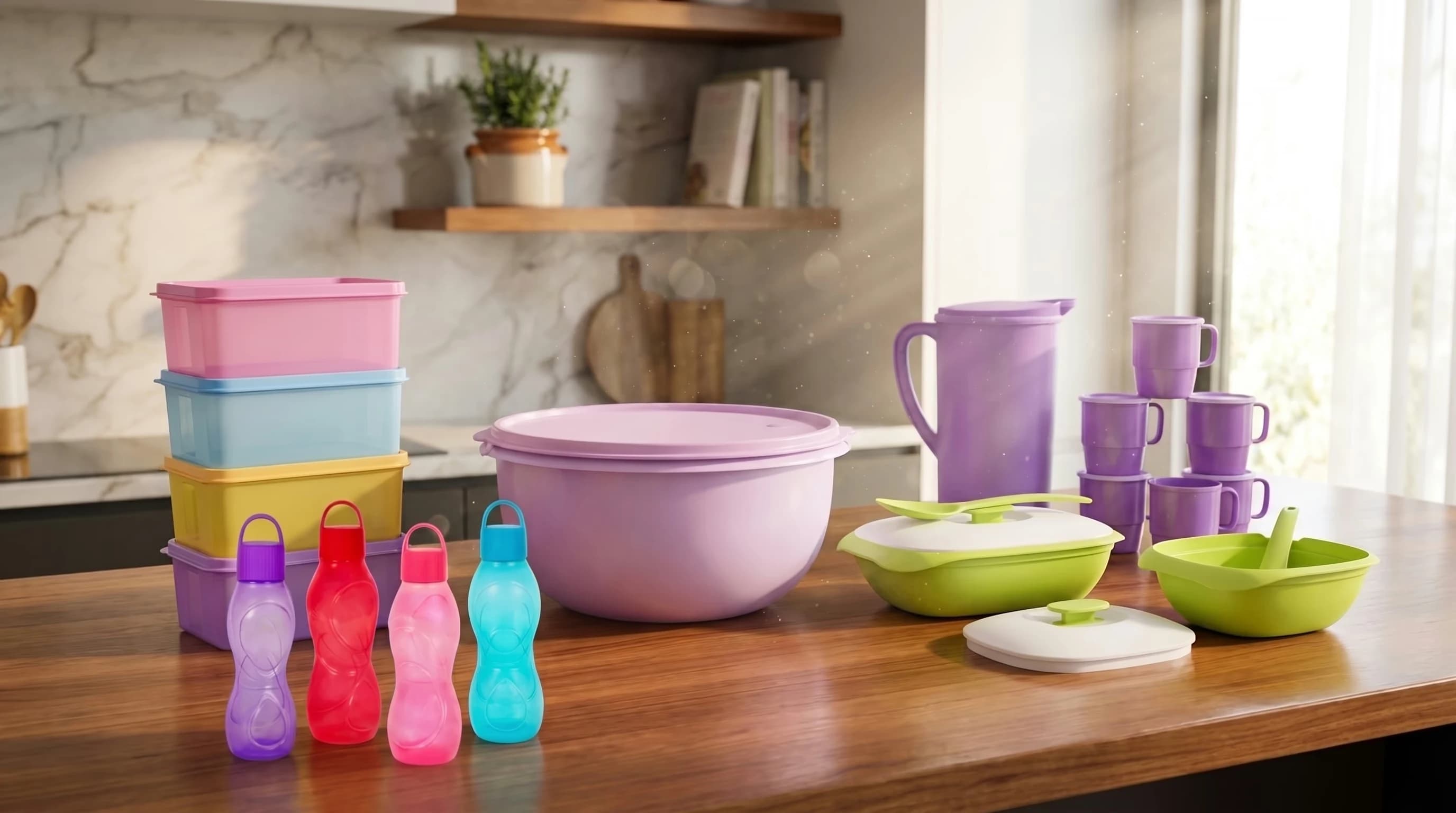 Produse Moorlife - sticle, boluri si recipiente din plastic reciclat disponibile in Romania